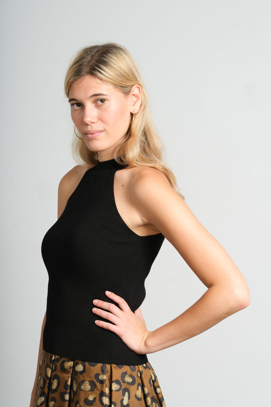 SLF Solita knit top in black