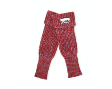 GANNI A4142 Wrist Warmers in Multicolour
