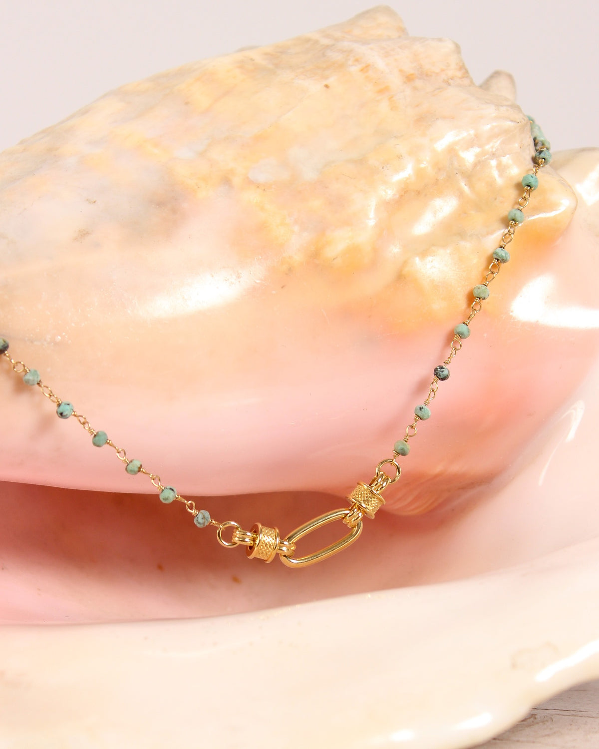 HANKA Link Beads in African Turquoise