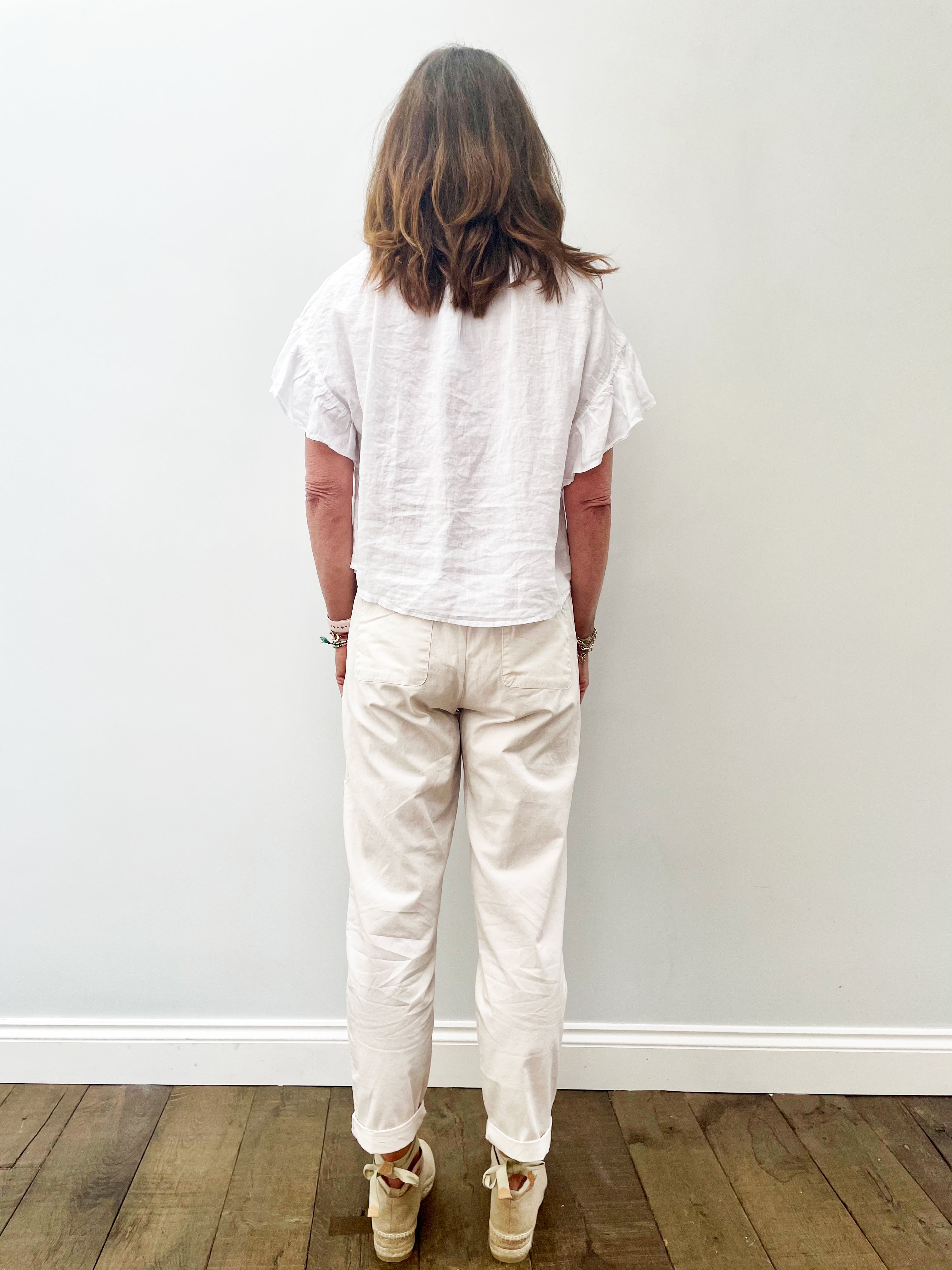 VELVET Misty Pants in Ecru
