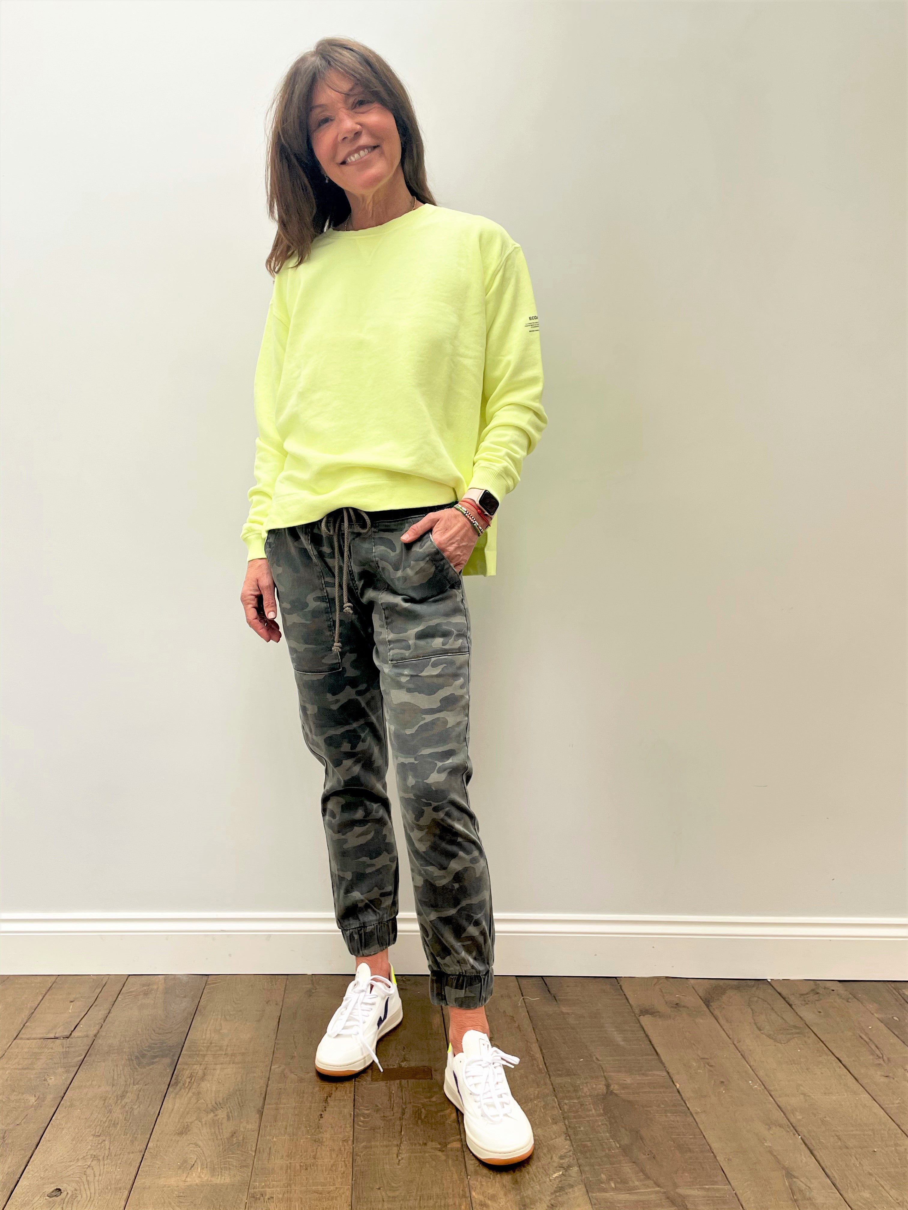 ECOALF Storm Sweatshirt in Yellow