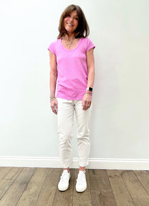 You added <b><u>VELVET Kira Tee in Pink</u></b> to your cart.
