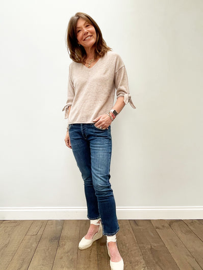 VELVET Vida Top in Bisque